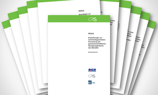 Cover des Syntheseberichts und der zehn dazugehörigen Einzelberichte des Verbundvorhabens RESUS